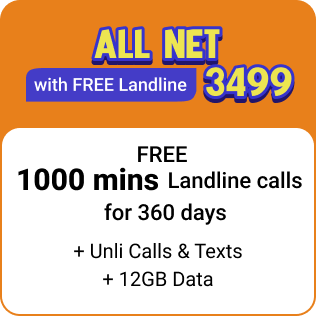ALLNET w/ FREE Landline 3499